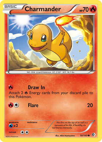 Charmander (18/149) [Black & White: Boundaries Crossed] - Comfy Hobbies