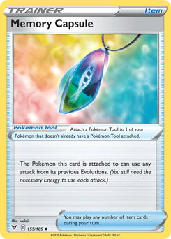 Memory Capsule (155/185) [Sword & Shield: Vivid Voltage] - Comfy Hobbies