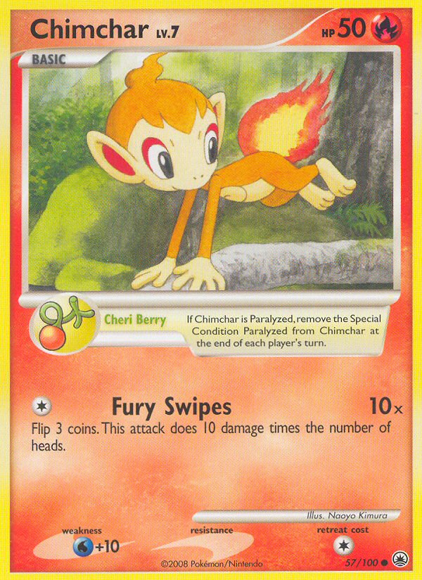 Chimchar (57/100) [Diamond & Pearl: Majestic Dawn] - Comfy Hobbies
