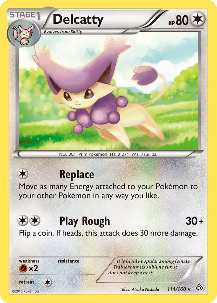 Delcatty (114/160) [XY: Primal Clash] - Comfy Hobbies