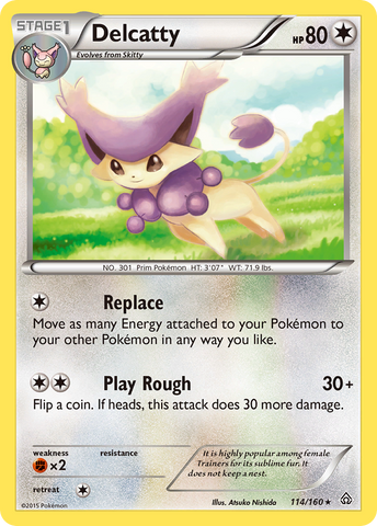 Delcatty (114/160) [XY: Primal Clash] - Comfy Hobbies
