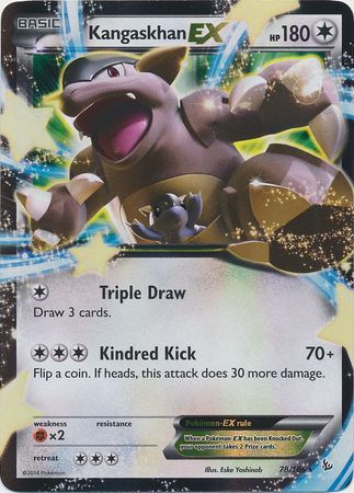 Kangaskhan EX (78/106) (Jumbo Card) [XY: Flashfire] - Comfy Hobbies
