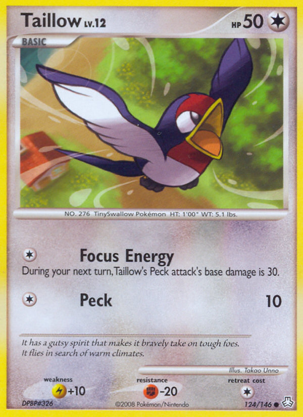 Taillow (124/146) [Diamond & Pearl: Legends Awakened] - Comfy Hobbies