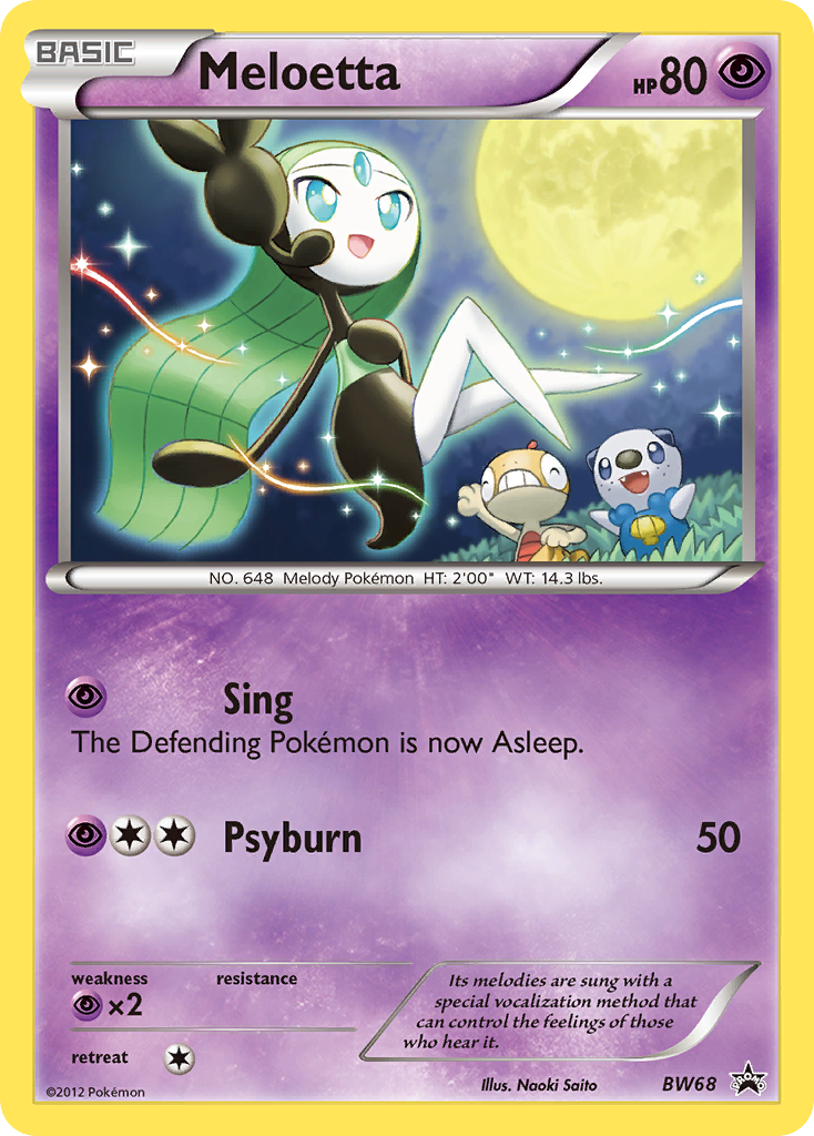 Meloetta (BW68) [Black & White: Black Star Promos] - Comfy Hobbies