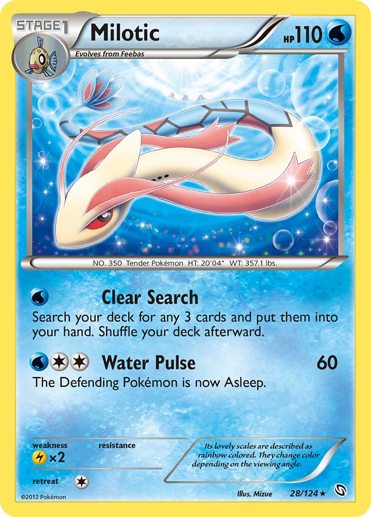 Milotic (28/124) (Theme Deck Exclusive) [Black & White: Dragons Exalted] - Comfy Hobbies