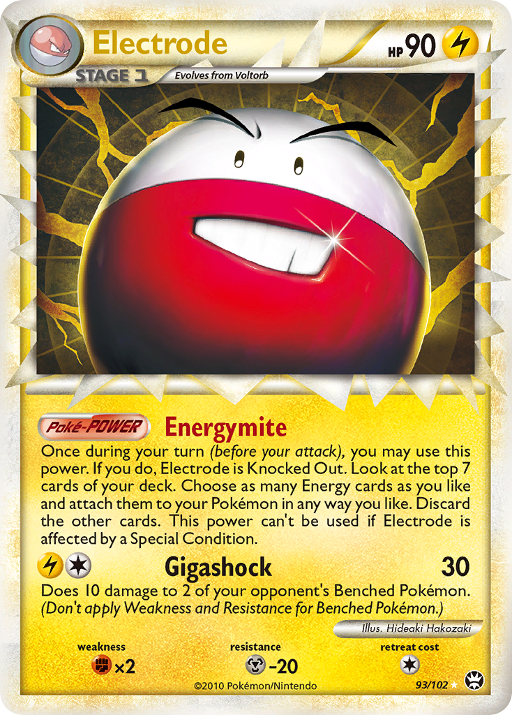 Electrode (93/102) [HeartGold & SoulSilver: Triumphant] - Comfy Hobbies