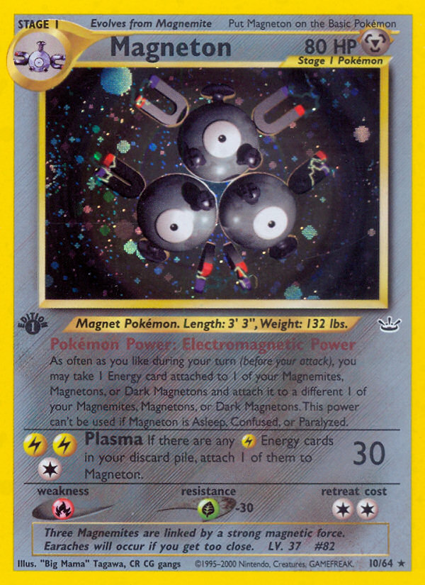 Magneton (10/64) [Neo Revelation 1st Edition] - Comfy Hobbies