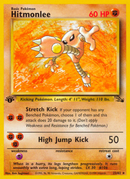 Hitmonlee (22/62) [Fossil 1st Edition] - Comfy Hobbies