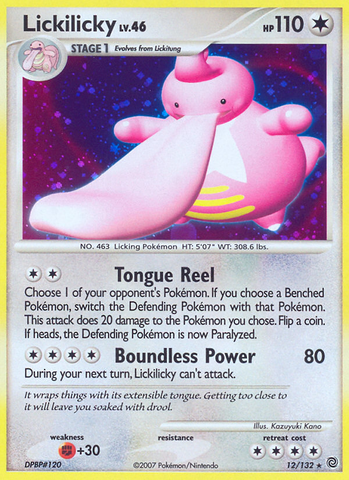 Lickilicky (12/132) [Diamond & Pearl: Secret Wonders] - Comfy Hobbies
