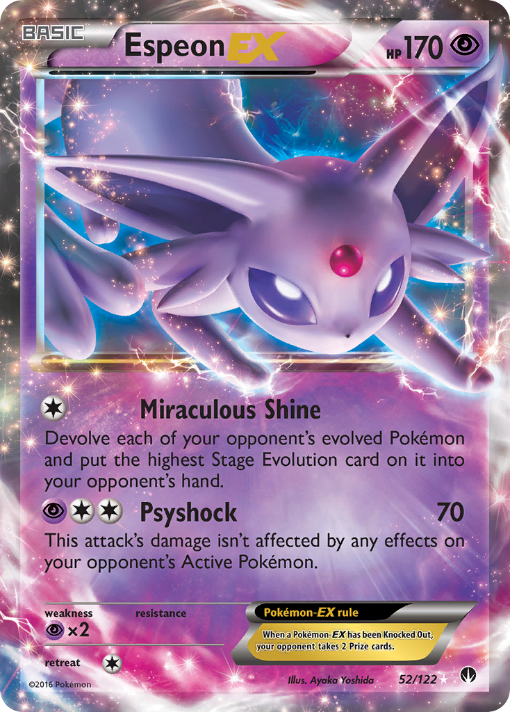 Espeon EX (52/122) [XY: BREAKpoint] - Comfy Hobbies