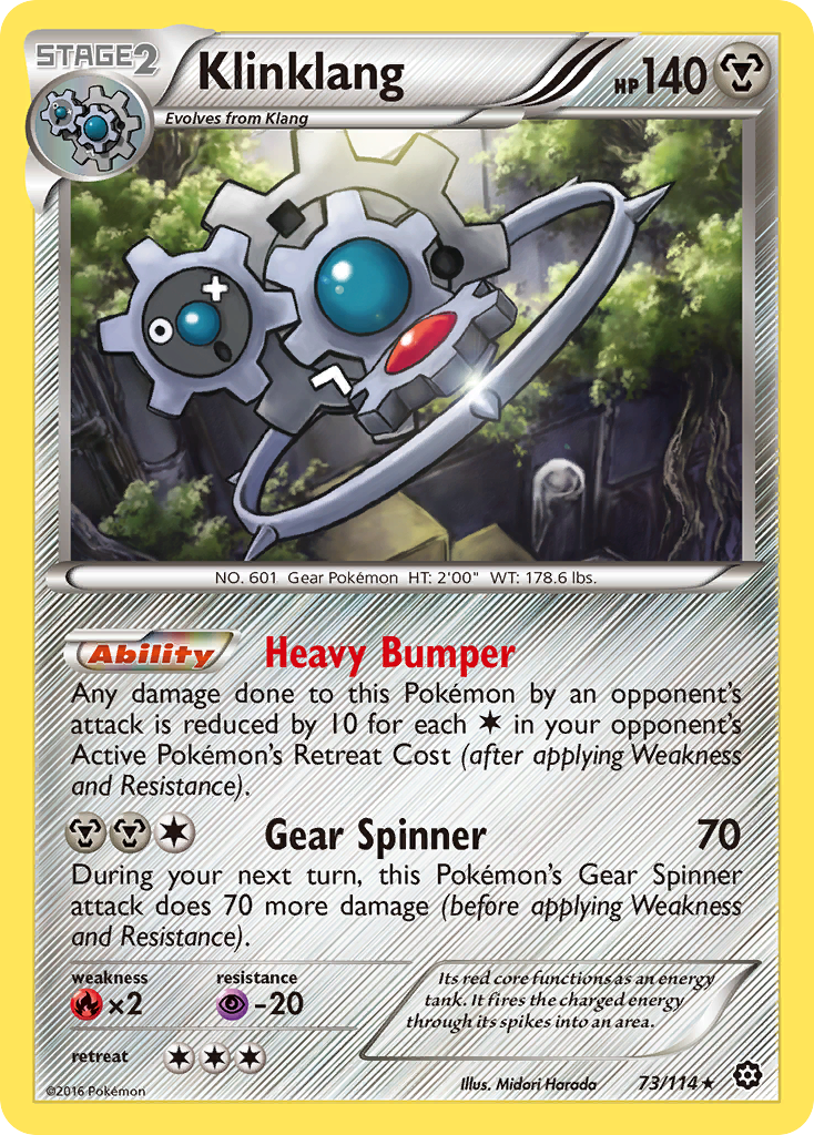 Klinklang (73/114) [XY: Steam Siege] - Comfy Hobbies