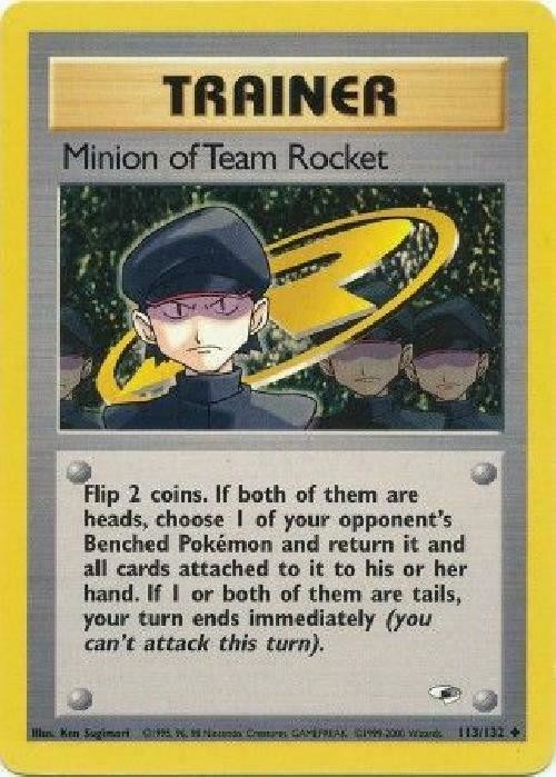 Minion of Team Rocket (113/132) [Gym Heroes Unlimited] - Comfy Hobbies