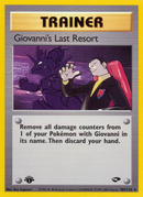 Giovanni's Last Resort (105/132) [Gym Challenge 1st Edition] - Comfy Hobbies