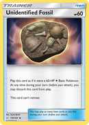 Unidentified Fossil (155/181) [Sun & Moon: Team Up] - Comfy Hobbies