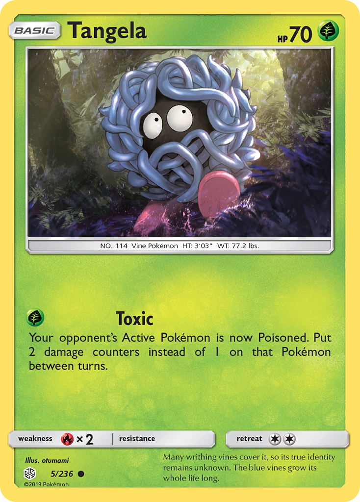 Tangela (5/236) [Sun & Moon: Cosmic Eclipse] - Comfy Hobbies