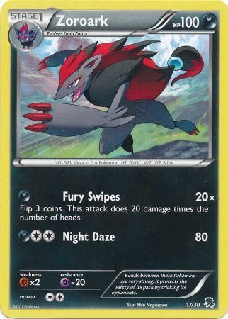 Zoroark (17/30) [Black & White: Trainer Kit - Zoroark] - Comfy Hobbies