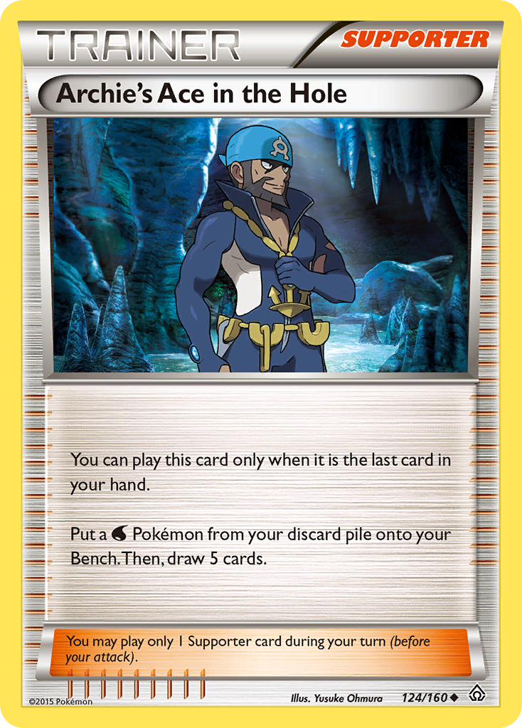 Archie's Ace in the Hole (124/160) [XY: Primal Clash] - Comfy Hobbies