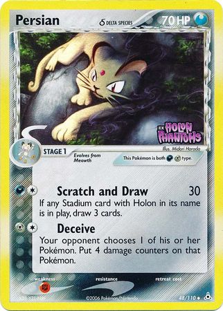 Persian (48/110) (Delta Species) (Stamped) [EX: Holon Phantoms] - Comfy Hobbies