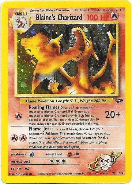 Blaine's Charizard (2/132) [Gym Challenge Unlimited] - Comfy Hobbies