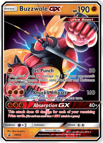 Buzzwole GX (SM69) [Sun & Moon: Black Star Promos] - Comfy Hobbies