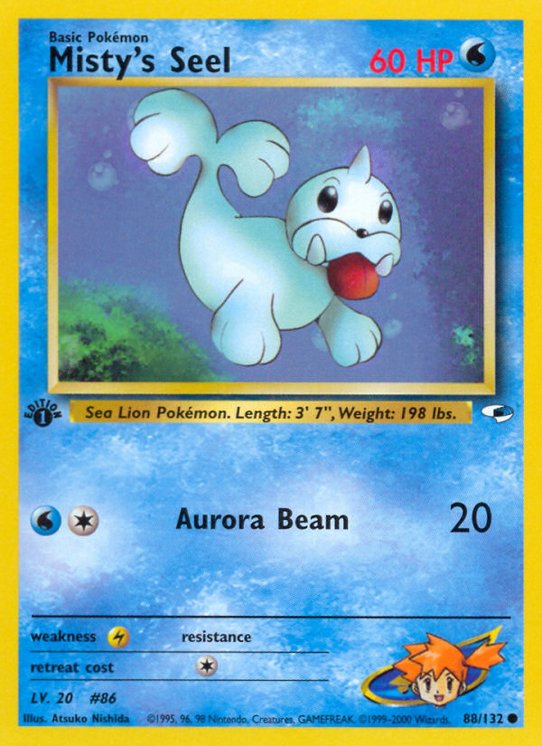 Misty's Seel (88/132) [Gym Heroes 1st Edition] - Comfy Hobbies