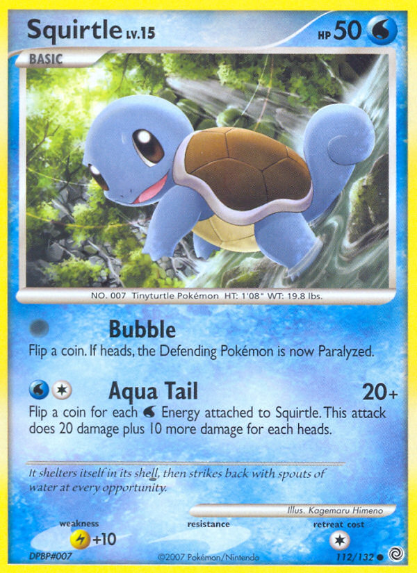 Squirtle (112/132) [Diamond & Pearl: Secret Wonders] - Comfy Hobbies