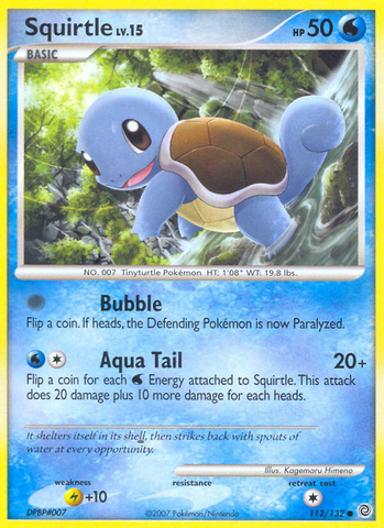 Squirtle (112/132) [Diamond & Pearl: Secret Wonders] - Comfy Hobbies