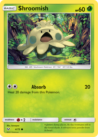 Shroomish (4/73) [Sun & Moon: Shining Legends] - Comfy Hobbies
