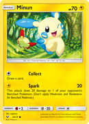 Minun (34/73) [Sun & Moon: Shining Legends] - Comfy Hobbies