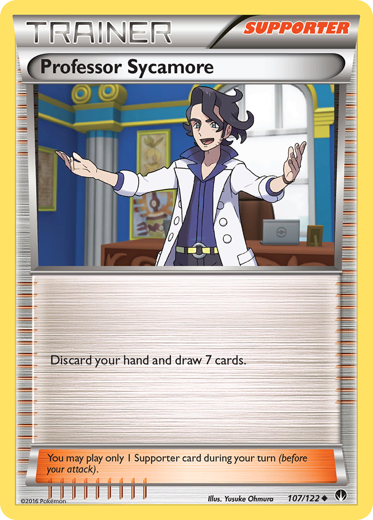 Professor Sycamore (107/122) [XY: BREAKpoint] - Comfy Hobbies