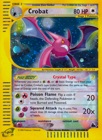Crobat (147/144) [Skyridge] - Comfy Hobbies