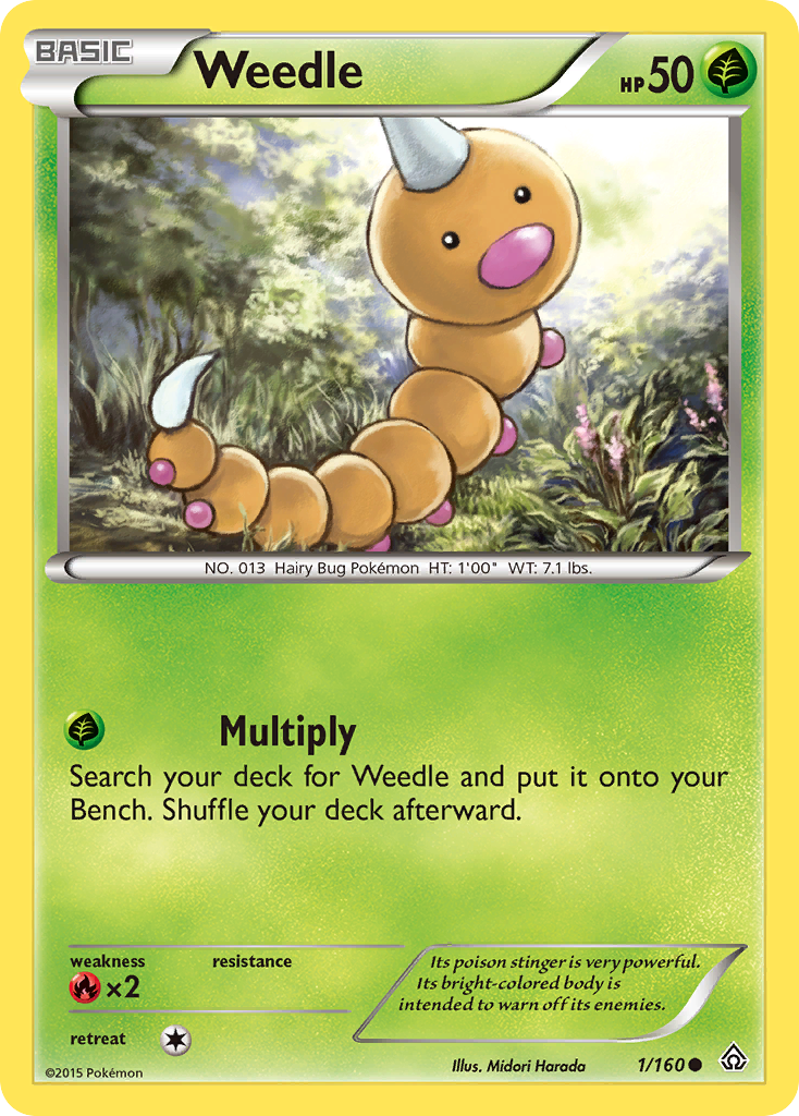 Weedle (1/160) [XY: Primal Clash] - Comfy Hobbies