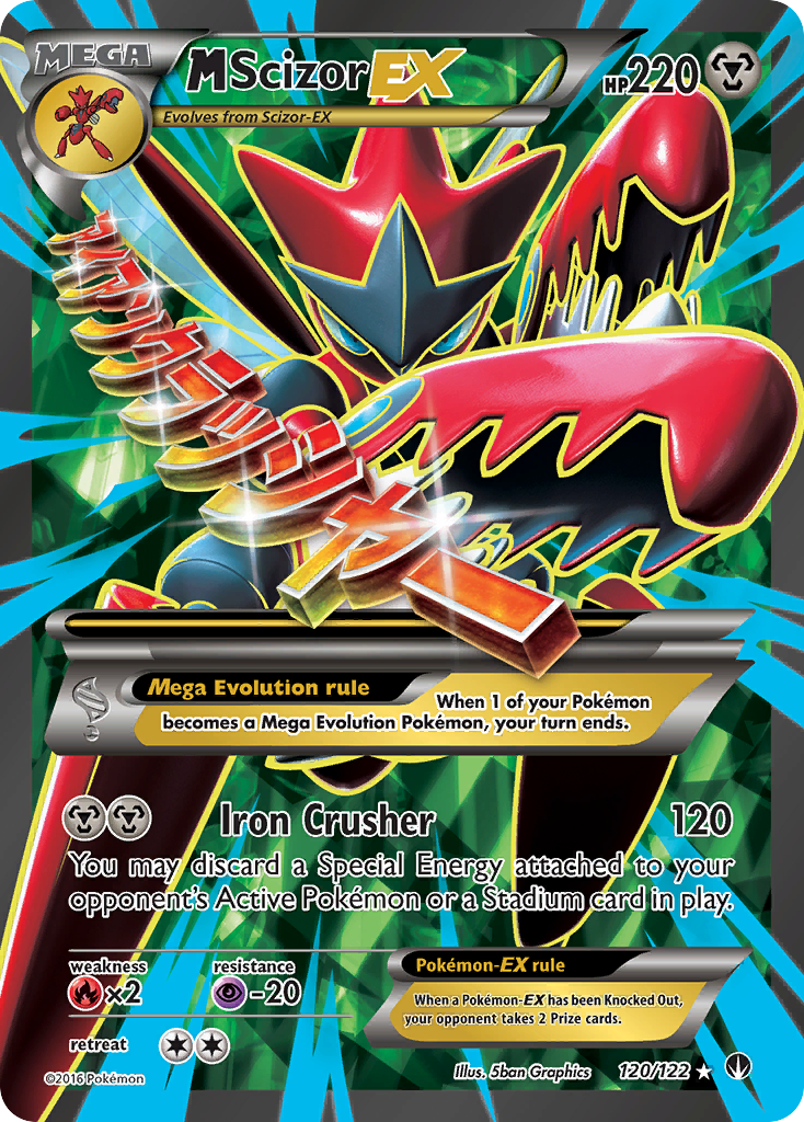 M Scizor EX (120/122) [XY: BREAKpoint] - Comfy Hobbies