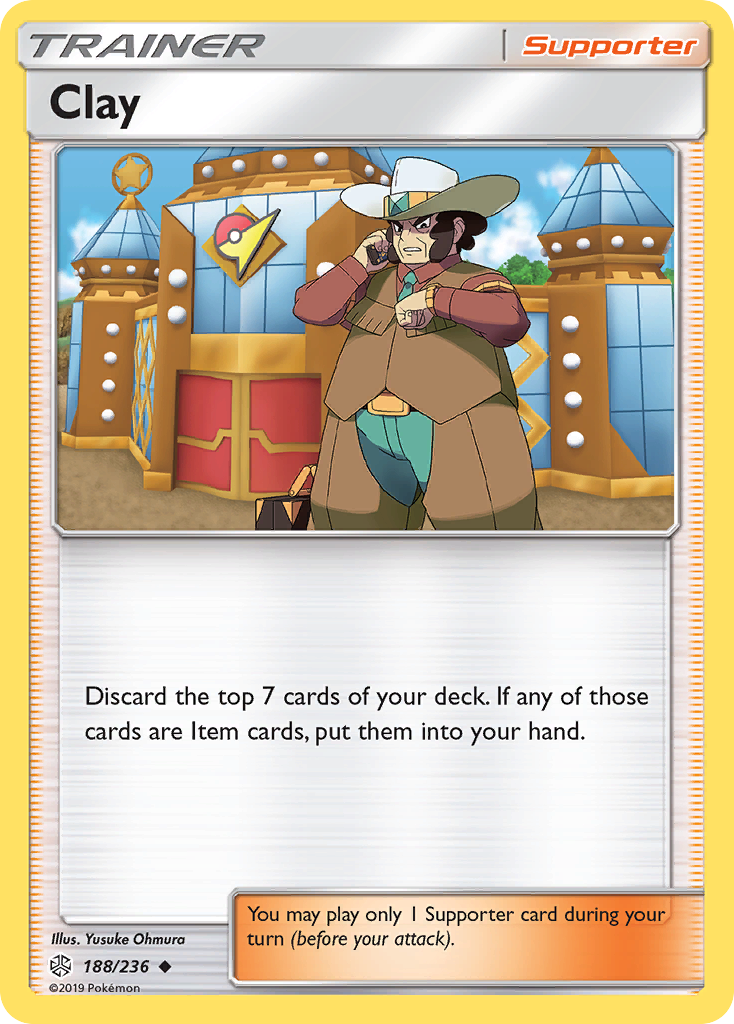 Clay (188/236) [Sun & Moon: Cosmic Eclipse] - Comfy Hobbies