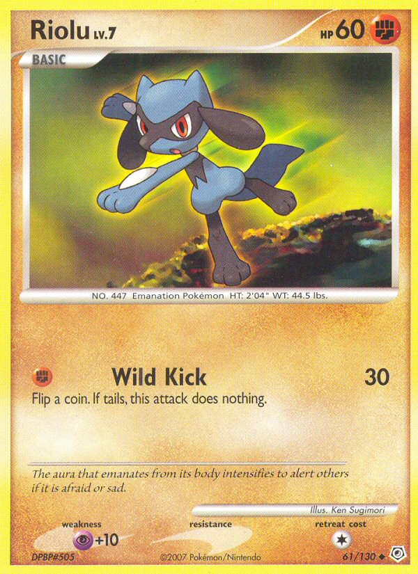 Riolu (61/130) [Diamond & Pearl: Base Set] - Comfy Hobbies