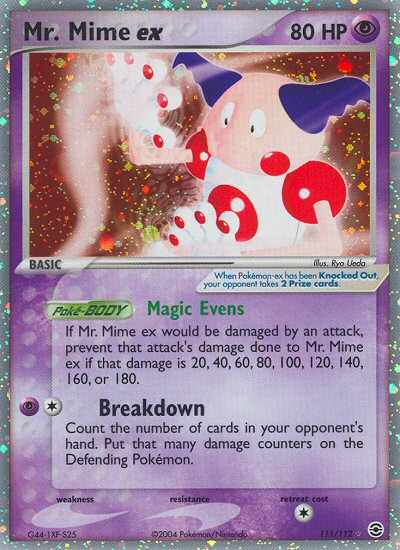 Mr. Mime ex (111/112) [EX: FireRed & LeafGreen] - Comfy Hobbies
