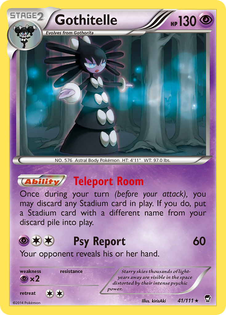 Gothitelle (41/111) [XY: Furious Fists] - Comfy Hobbies