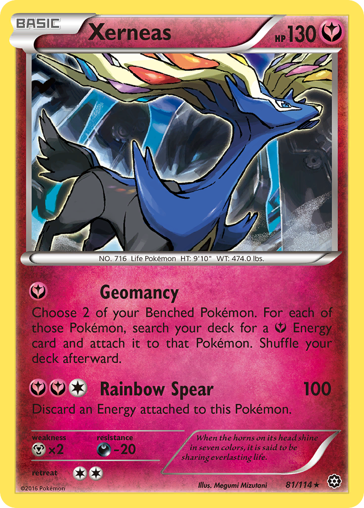 Xerneas (81/114) [XY: Steam Siege] - Comfy Hobbies