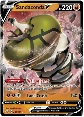 Sandaconda V (089/198) [Sword & Shield: Chilling Reign] - Comfy Hobbies