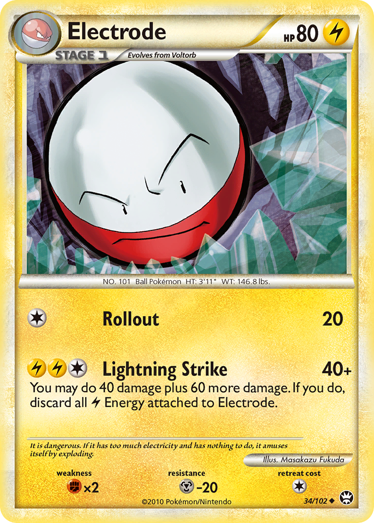 Electrode (34/102) [HeartGold & SoulSilver: Triumphant] - Comfy Hobbies