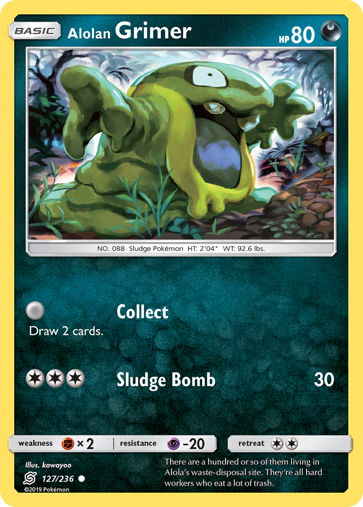 Alolan Grimer (127/236) [Sun & Moon: Unified Minds] - Comfy Hobbies