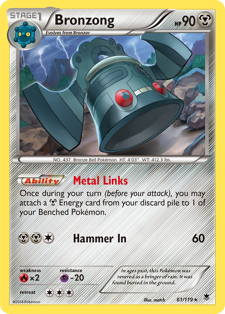 Bronzong (61/119) [XY: Phantom Forces] - Comfy Hobbies