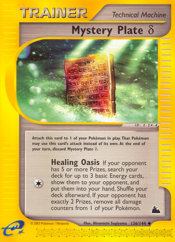 Mystery Plate Delta (136/144) [Skyridge] - Comfy Hobbies