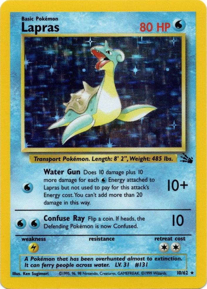 Lapras (10/62) [Fossil Unlimited] - Comfy Hobbies