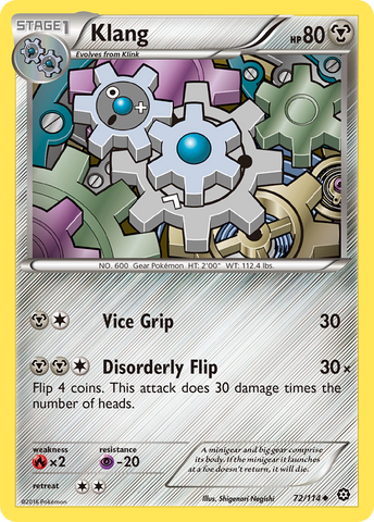 Klang (72/114) [XY: Steam Siege] - Comfy Hobbies