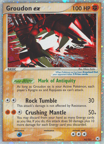 Groudon ex (93/101) [EX: Hidden Legends] - Comfy Hobbies