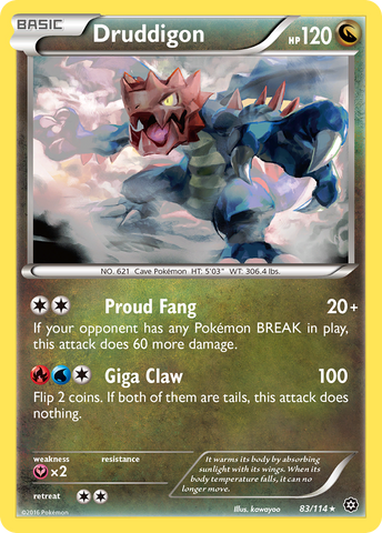 Druddigon (83/114) [XY: Steam Siege] - Comfy Hobbies