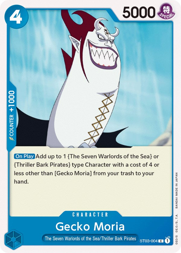 Gecko Moria [Starter Deck: The Seven Warlords of The Sea] - Comfy Hobbies