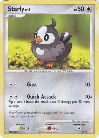 Starly (7/11) [Diamond & Pearl: Trainer Kit - Lucario] - Comfy Hobbies