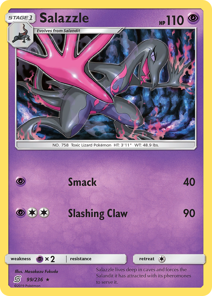 Salazzle (99/236) [Sun & Moon: Unified Minds] - Comfy Hobbies